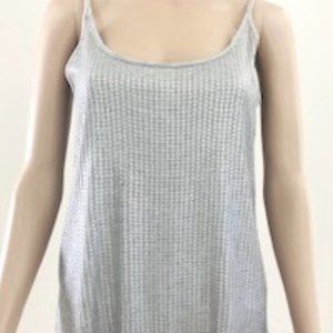 Vince Silver Textured Women's Blouse Size Small